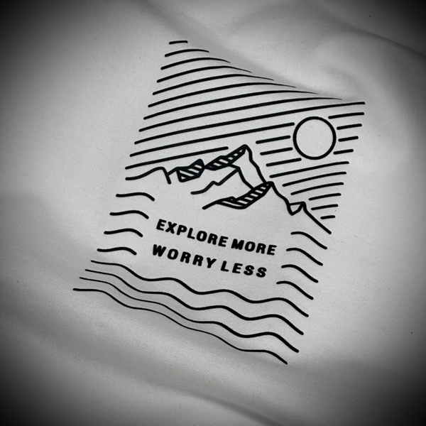 تیشرت EXPLORE سفید