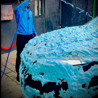 شامپوواکس سوپر ویژه 10لیتری آبی