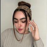 هدبند کبریتی نخ پنبه پلنگی (ساده)