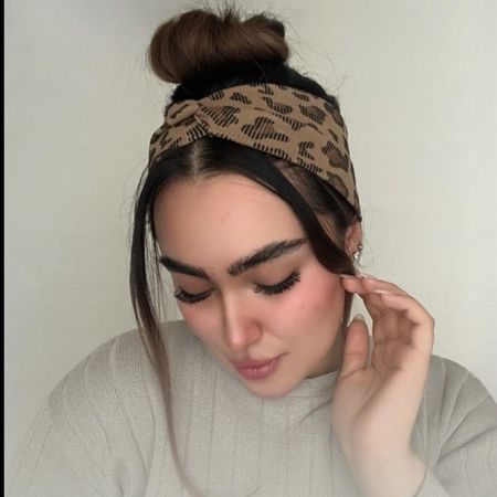 هدبند کبریتی نخ پنبه پلنگی (گره ای)