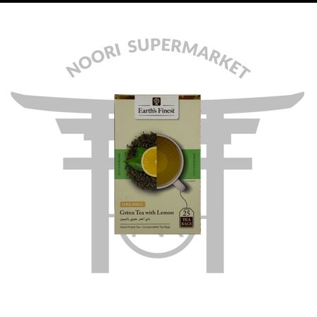 چای سبز اورگانیک اورگانیک تی بگ با طعم لیمو 25 عددی