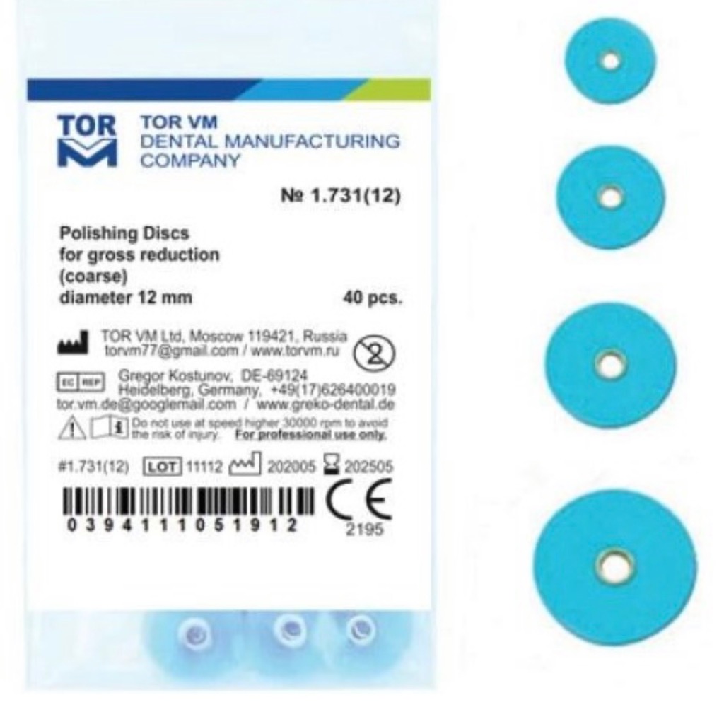 دیسک پرداخت مرکزدار Torvm 12.7 mm مشابه 3m زبر 50 عددی کد 1.731 BR