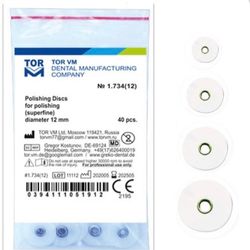دیسک پرداخت مرکزدار Torvm مشابه 3m (12.7 mm) خیلی نرم 50 عددی کد 1.734 LS