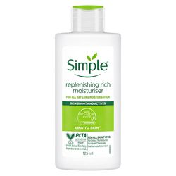 کرم مرطوب کننده سیمپل مدل ریپلنیشینگ ریچ مناسب پوست خشک simple replenishing rich moisturizer