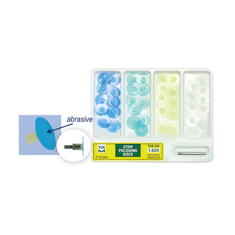 کیت دیسک پرداخت بدون مرکز  Torvm چهار رنگماندرل 40 عددی کد 1.620