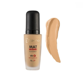 کرم پودر شیشه‌ای فلورمار مات شماره 302  |  Flormar Glass Bottle Matte Foundation No 302