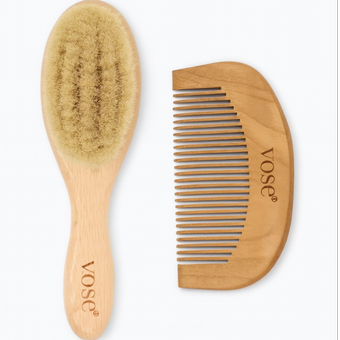ست شانه و برس چوبی کودک Vose
