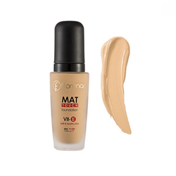 کرم پودر شیشه‌ای فلورمار مات شماره 301  |  Flormar Glass Bottle Matte Foundation No 301