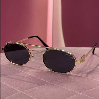 عینک miu miu شیشه مشکی