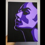 تابلو مینیمال دختر