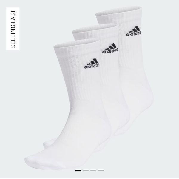 CUSHIONED CREW SOCKS جوراب 3 pairs