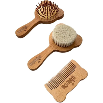 ست شانه و برس عروسکی کودک چیکو مجموعه 3 عددی