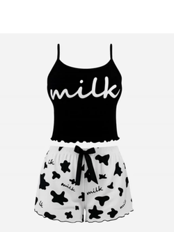 ست تاپ و شلوارک milk