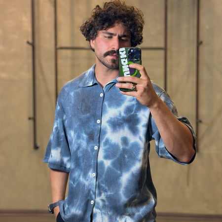 سری 4عددی پیراهن آبرنگی پارچه ویفری کد 3143