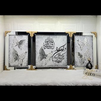 تابلو های سه تیکه آینه کاری شده و تکسچر