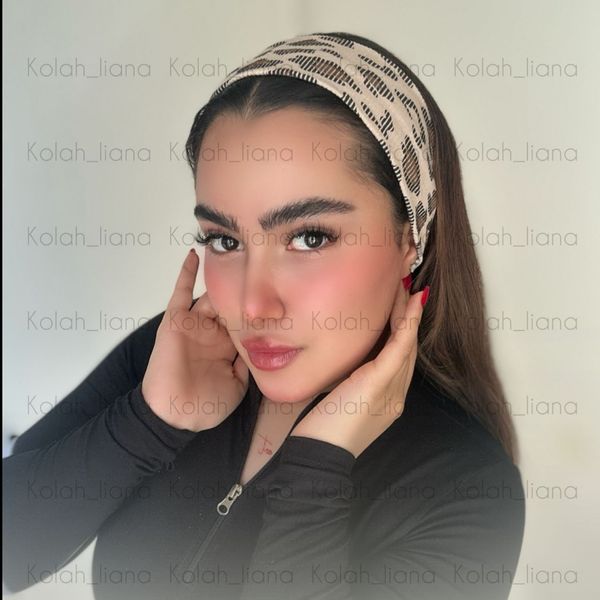 هدبند کبریتی نخ پنبه پلنگی (ساده)