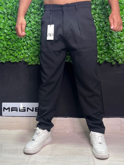 شلوار پارچه ای راسته مشکی