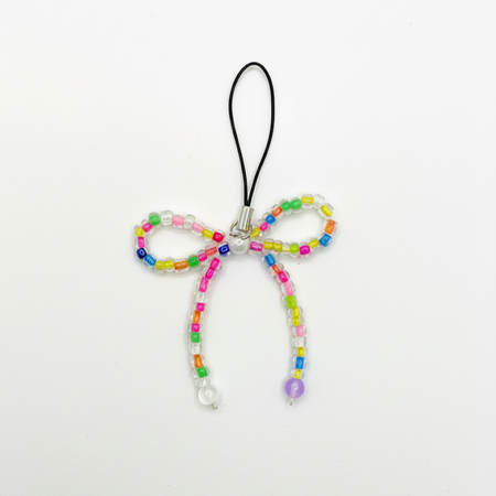 آویز پاپیون رنگین کمانی