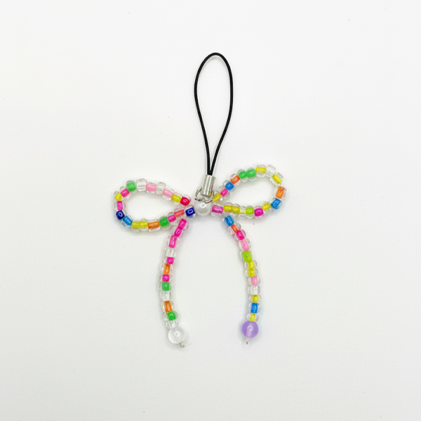 آویز پاپیون رنگین کمانی