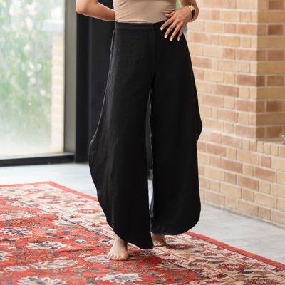 شلوار لینن جزمین