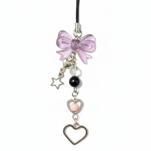 آویز پاپیون قلب