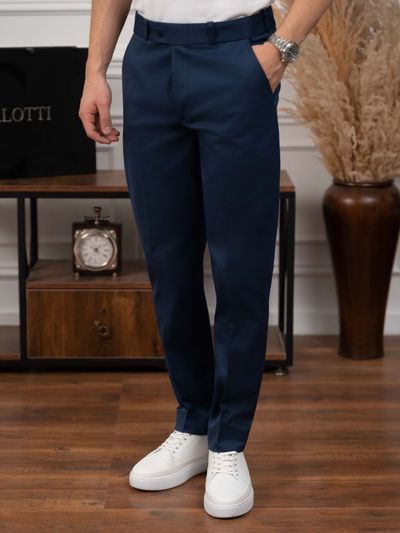 شلوار فاستـونی سرمه ای روشن p274