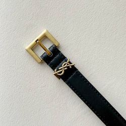 کمربند باریک ysl مشکی