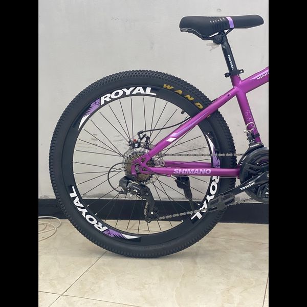 دوچرخه سایز 26 اورجینال رویال (ROYAL) رنگ بنفش