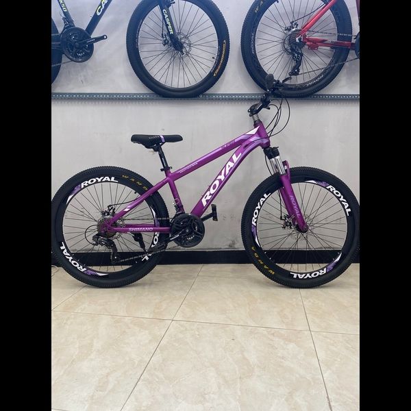 دوچرخه سایز 26 اورجینال رویال (ROYAL) رنگ بنفش