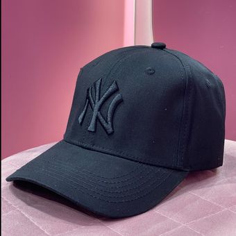 کلاه NY مشکی لوگو مشکی