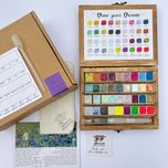 آبرنگ 36 رنگ متالیک دست‌ساز دانیس - Infinity Colors