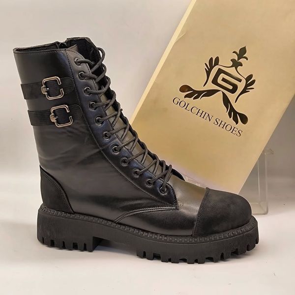 بوت چرم و جیر 2سگک