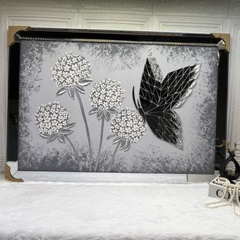 تابلو آینه کاری و تکسچر شده