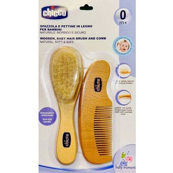 شانه و برس چوبی چیکو Chicco