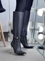 بوت بلند پاشنه9سانت طلایی