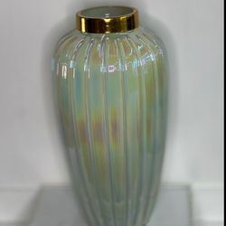 گلدان شیشه ای ارتفاع 33سانت