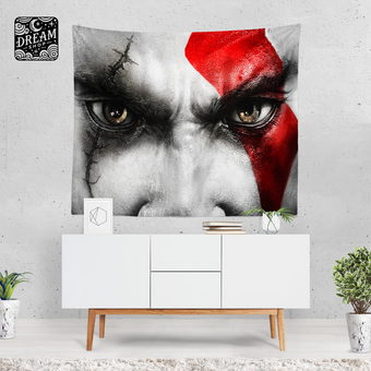 بک دراپ god of war|