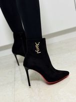 نیم بوتYSLپاشنه نازک