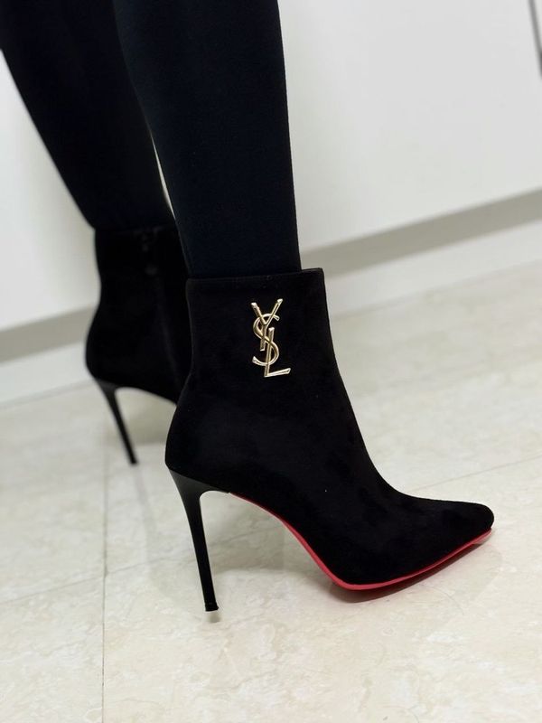 نیم بوتYSLپاشنه نازک