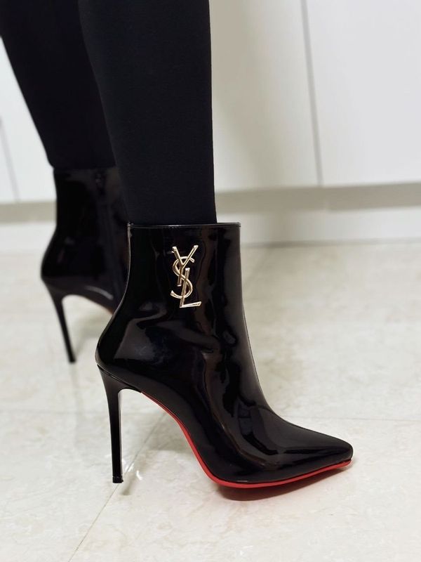 نیم بوتYSLپاشنه نازک