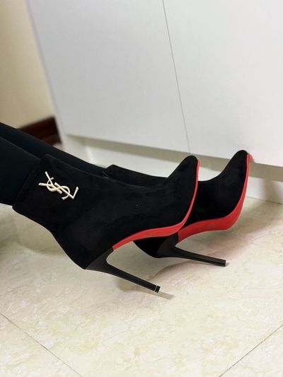 نیم بوتYSLپاشنه نازک