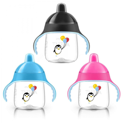 لیوان آبمیوه خوری کودک اونت مدل پنگوئن گنجایش 260 میلی لیتر