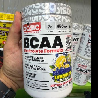پودر بی سی ای ای و الکترولیت بیسیک ساپلمنتس | Basic Supplements BCAA Electrolyte Formula ($315$g)