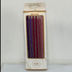 شمع تولد 6تایی اکلیلی