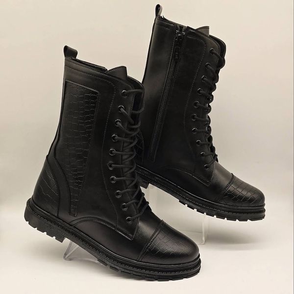 نیم بوت سنگی بغل زیپ