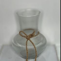 گلدان شیشه ای تارادیس با ارتفاع 18سانت