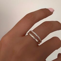 انگشتر فول نگین استیل (کد:0196)