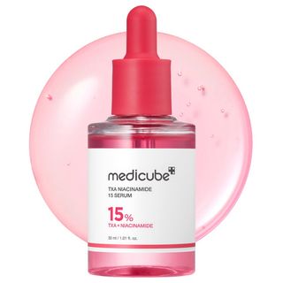 سرم مدی کیوب مدل Niacinamide And Tranexamic Acid 15% حجم 30 میلی لیتر