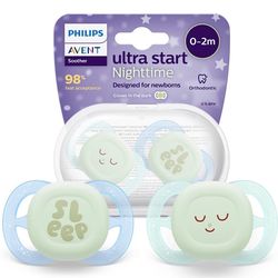 پستانک 2-0 ماه اونت طرح Sleep بسته دو عددی