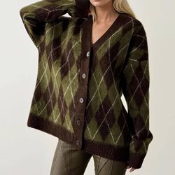 کاردیگان طرح لوزی برند Bisou ترک